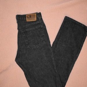 Polo Ralph Lauren Washed Black Straight Leg Jeans